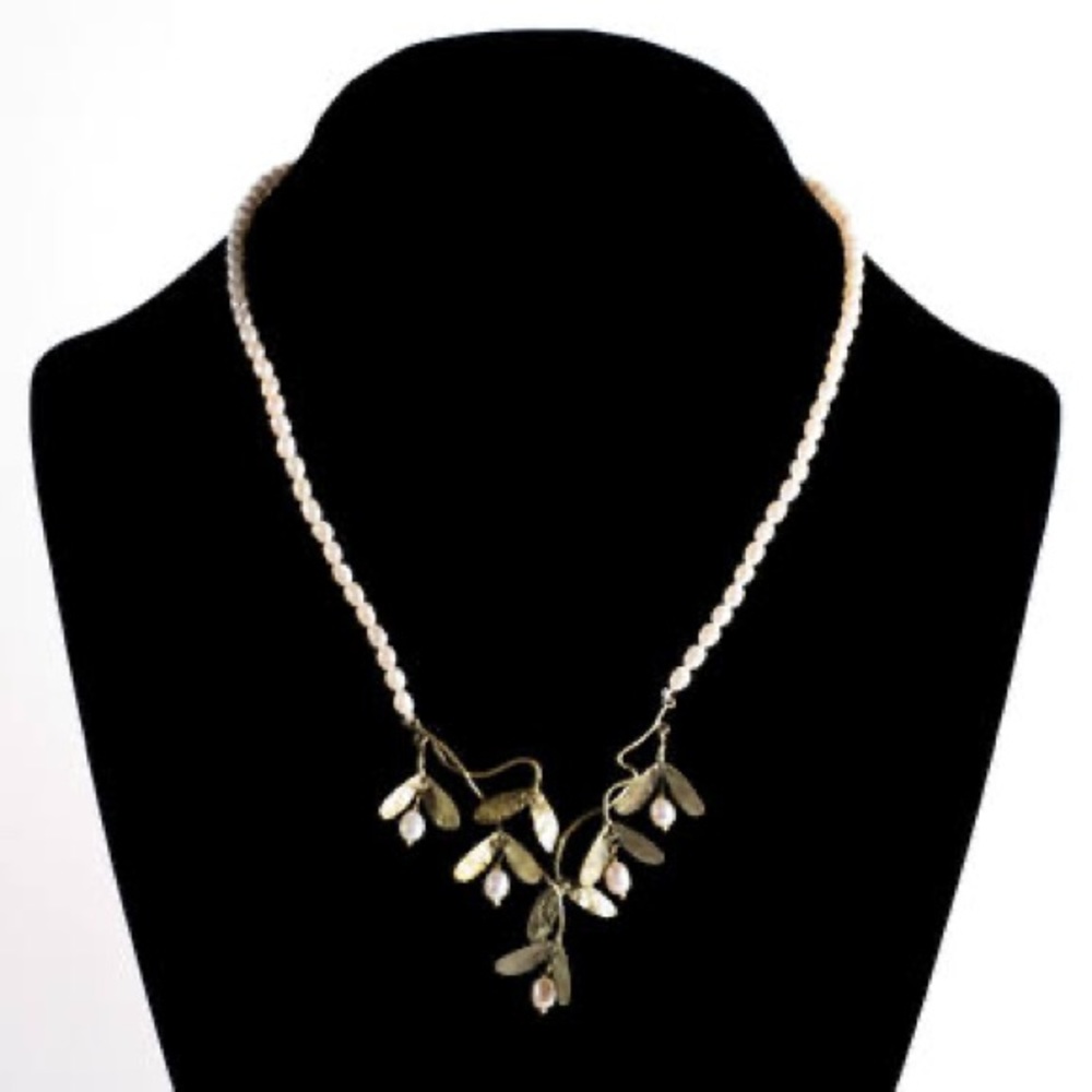 Maple Seed Necklace - Pearl By Michael Michaud